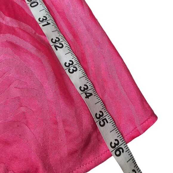 Rotate Birger Christiansen Zebra Print Spaghetti-Strap Dress Pink Women Size 8 - Picture 10 of 11